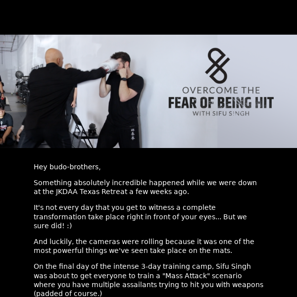 🥊 Overcome The Fear of Being Hit