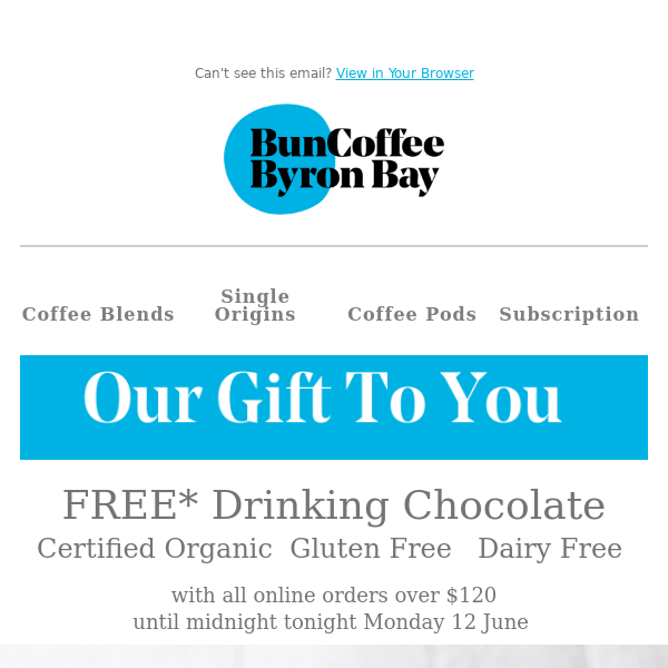 ENDS TONIGHT  ✨  FREE Drinking Chocolate  ✨