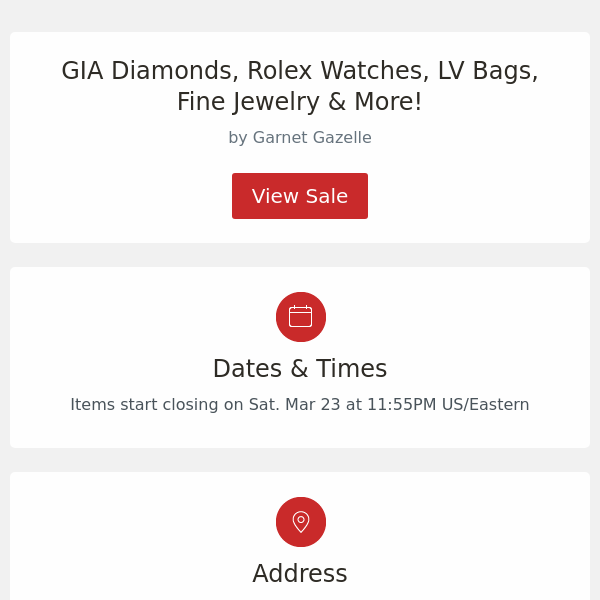 GIA Diamonds, Rolex Watches, LV Bags, Fine Jewelry & More!