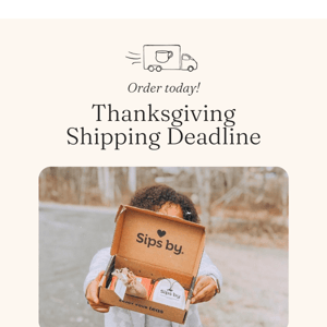 Last day to order for Thanksgiving!