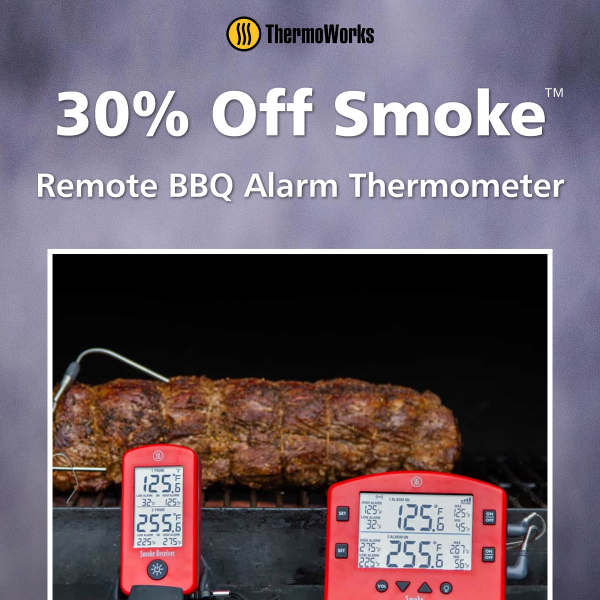 30% Off Smoke Remote BBQ Alarm Thermometer