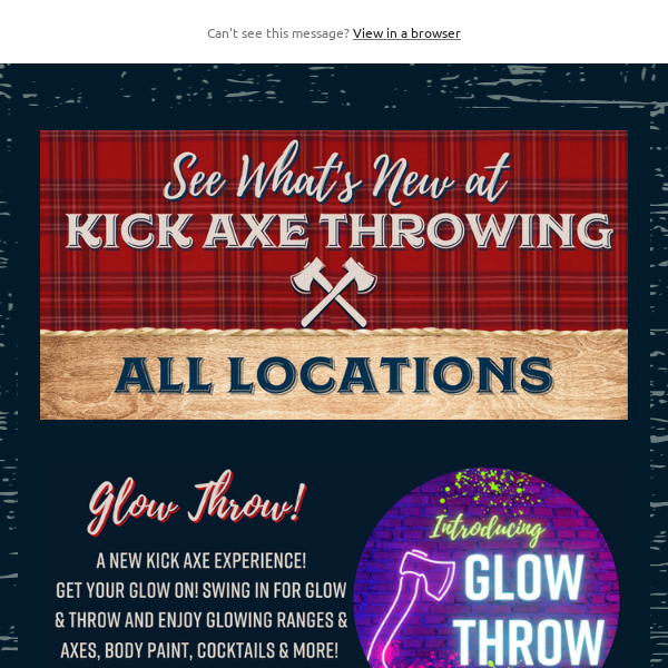 🪓Introducing Glow Throw! A Brand New Kick Axe Experience🎯