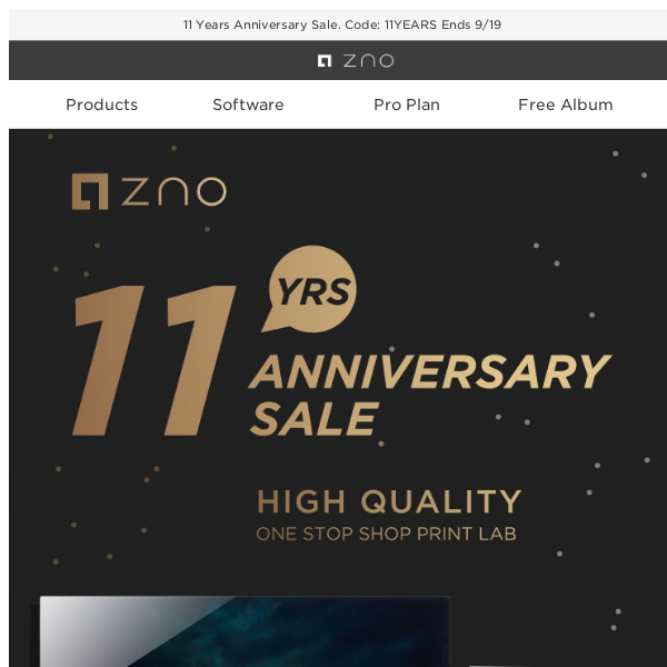 Zno 11 Years Anniversary Sitewide Sale Ends Soon!