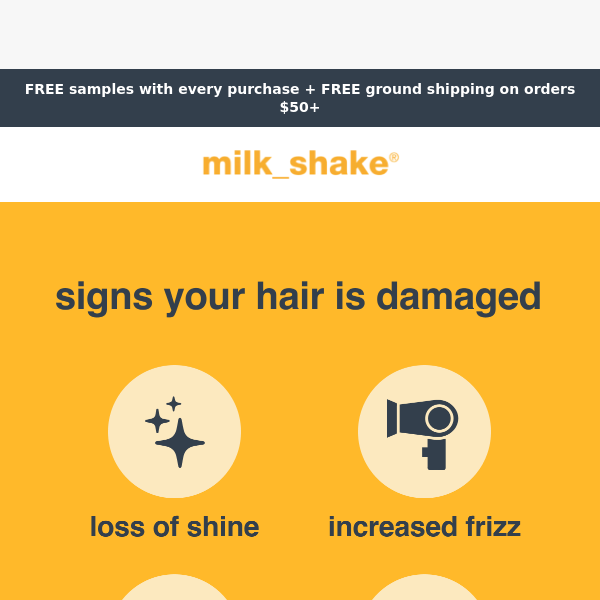 4 signs of damaged hair