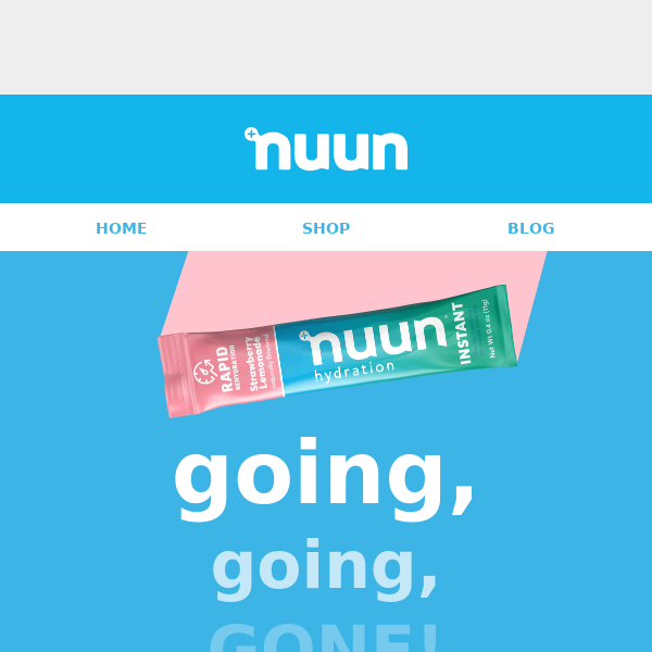 👋 Say farewell to Nuun Instant!