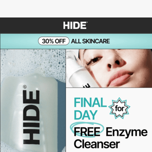 ENDS TODAY: Free Full-Size Enzyme Cleanser