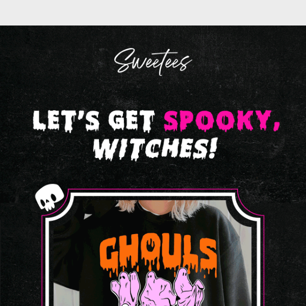 It's officially spooky szn! 🕸️☠️💋
