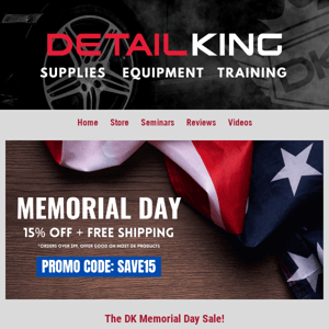 The DK Memorial Day Sale Starts NOW! 👑