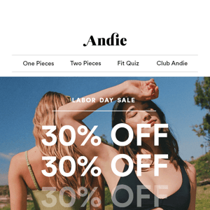 30% OFF SITEWIDE!