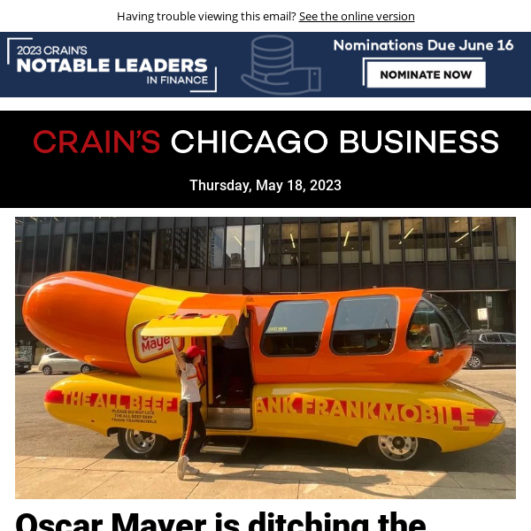 Oscar Mayer is ditching the 'Wienermobile' name — and not for the reason you might think