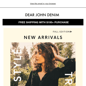 Fall-Ready with Dear John Denim - Cort In Session