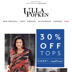Hurry 30% off TOPS ends TODAY!