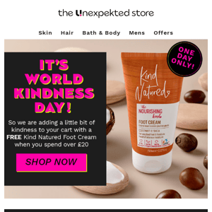 💝 FREE GIFT 💝 Kind Natured Foot Cream