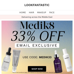 Medik8: 33% Off