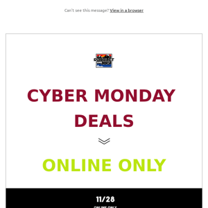 Cyber Monday Deals