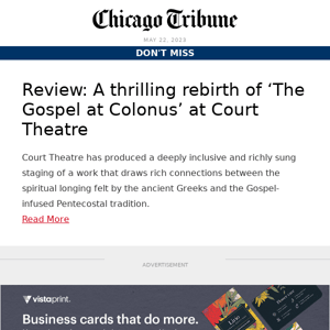 Review: ‘The Gospel at Colonus’ at Court Theatre is a thrilling rebirth