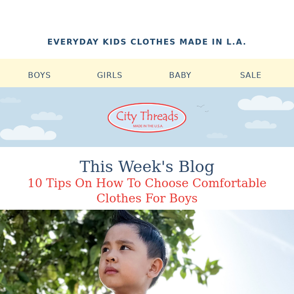 City Threads 👉 Top 10 Tips On How To Choose Comfortable Clothes For Boys