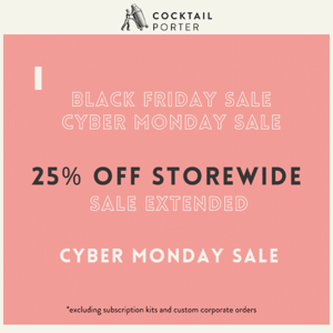 25% Off - Last Call for Cocktails!  ✨