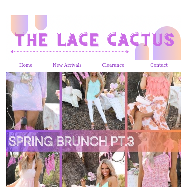 Have you’ve seen whats NEW?! Spring Brunch Pt. 3 is NOW ONLINE!