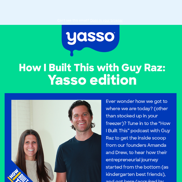 How I Built This: Yasso Edition