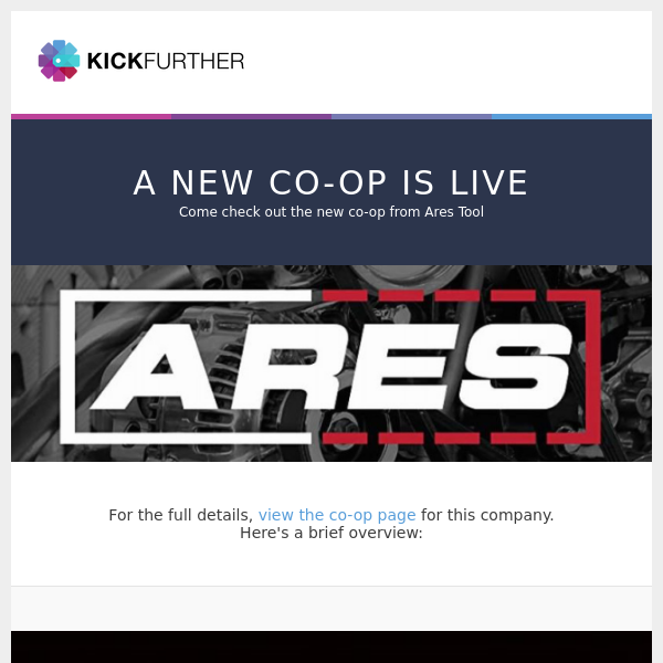 Co-Op Live: Ares Tool is offering 7.6% profit in 7.6 months.