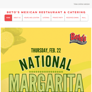 🍹 Sip, Sip, Hooray! It's National Margarita Day. 🎉