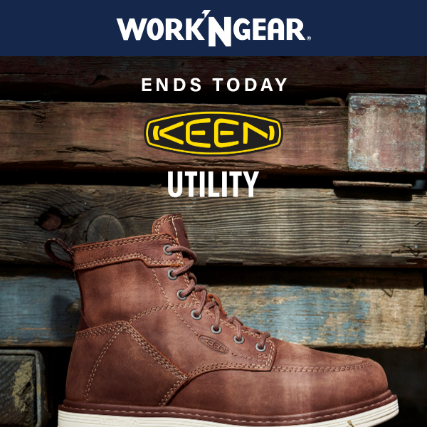 LAST DAY: 25% Off Keen Utility