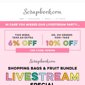 🍉 Get the Creative Juices Flowing with a Livestream Deal!