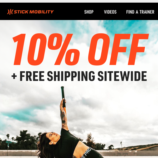 10% OFF to Help You Stick to Your Resolution