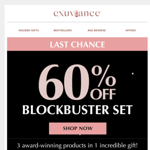 60% Off Exclusive Blockbuster Set | Hurry Before It's Gone!