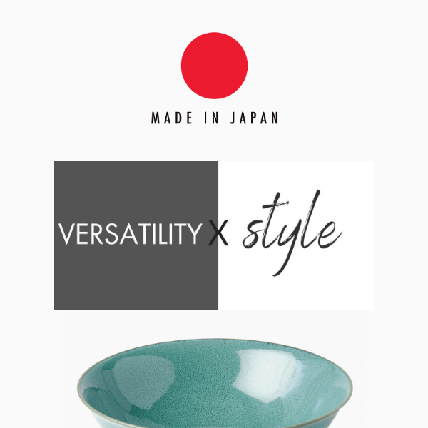 Versatility meets Style | Open Bowls