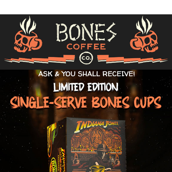 Limited Edition Bones Cups Are HERE! 😜