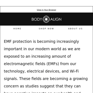 EMF is a growing concern... Here's how you can feel healthier