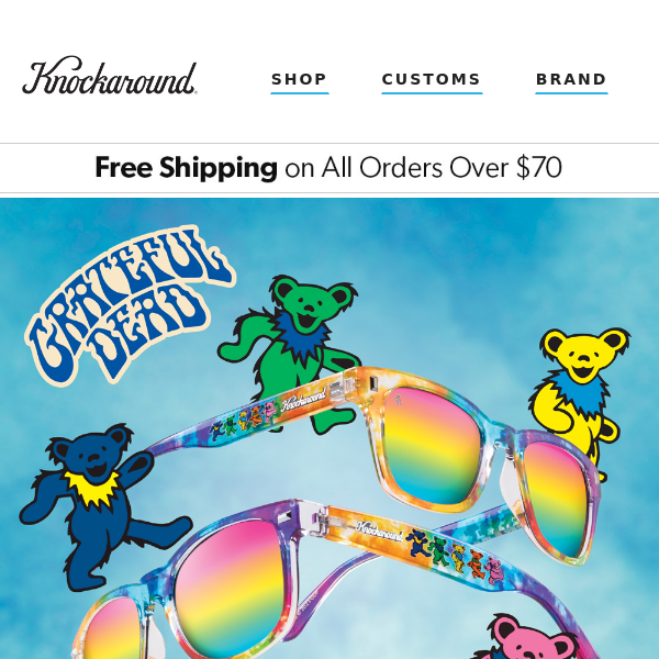 Get your Grateful Dead Dancing Bears shades now!