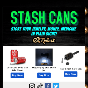 Stash Cans? 🔥
