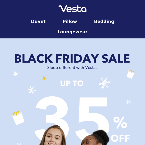 Last Call for Black Friday | Up To 35% Off ⏰ - Vesta Sleep