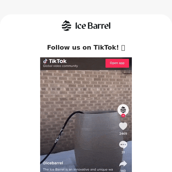 Ice Barrel on TikTok! 🧊