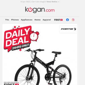 Daily Deal: 26" Foldable Mountain Bike $249 (Rising to $289 Tonight)*