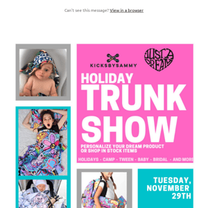 Holiday Trunk Show