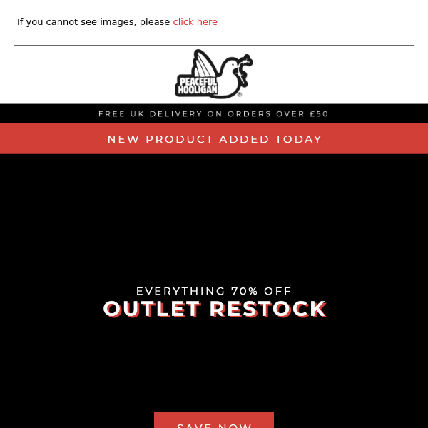 OUTLET : EVERYTHING 70% Off