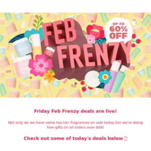 FEB FRENZY FRIDAY DEALS 💰