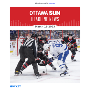 SHOT DOWN IN THE SHOOTOUT: Senators lose tough one against Maple Leafs