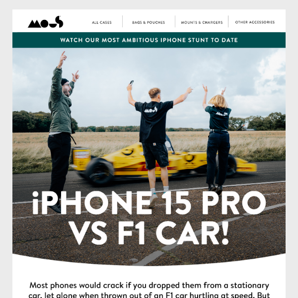 iPhone 15 vs F1 Car! Watch what happens