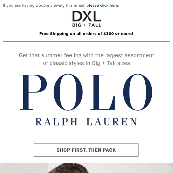 Polo Ralph Lauren: The Perfect Travel Companion. - DXL