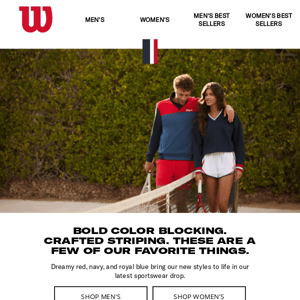 Bold Color Blocking and Crafted Striping