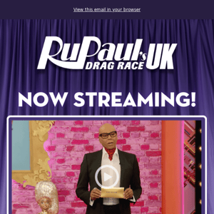 Watch Drag Race UK NOW! ✨