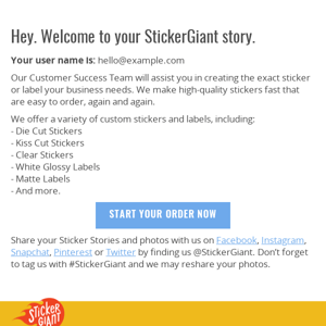 Welcome to StickerGiant