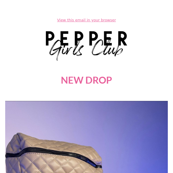 New Drop: Changing Backpack & Midi Bag