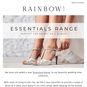 Rainbow Club New Essentials Range