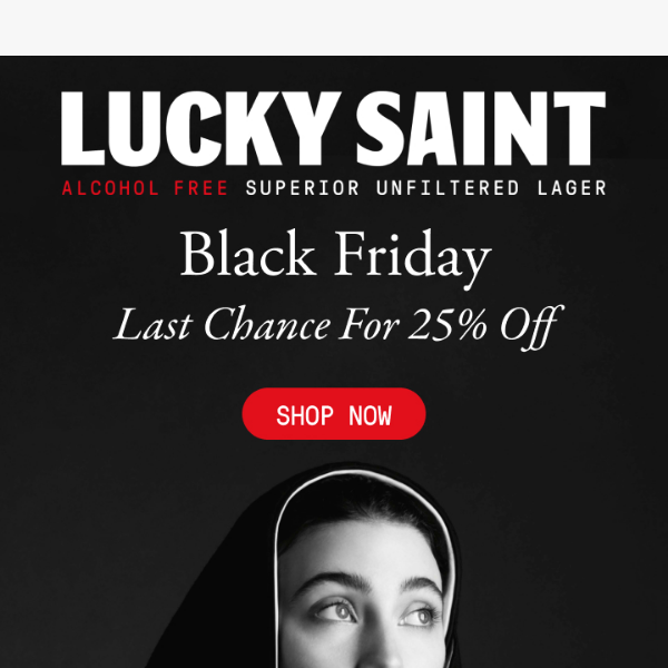 Black Friday: Last Chance For 25% Off